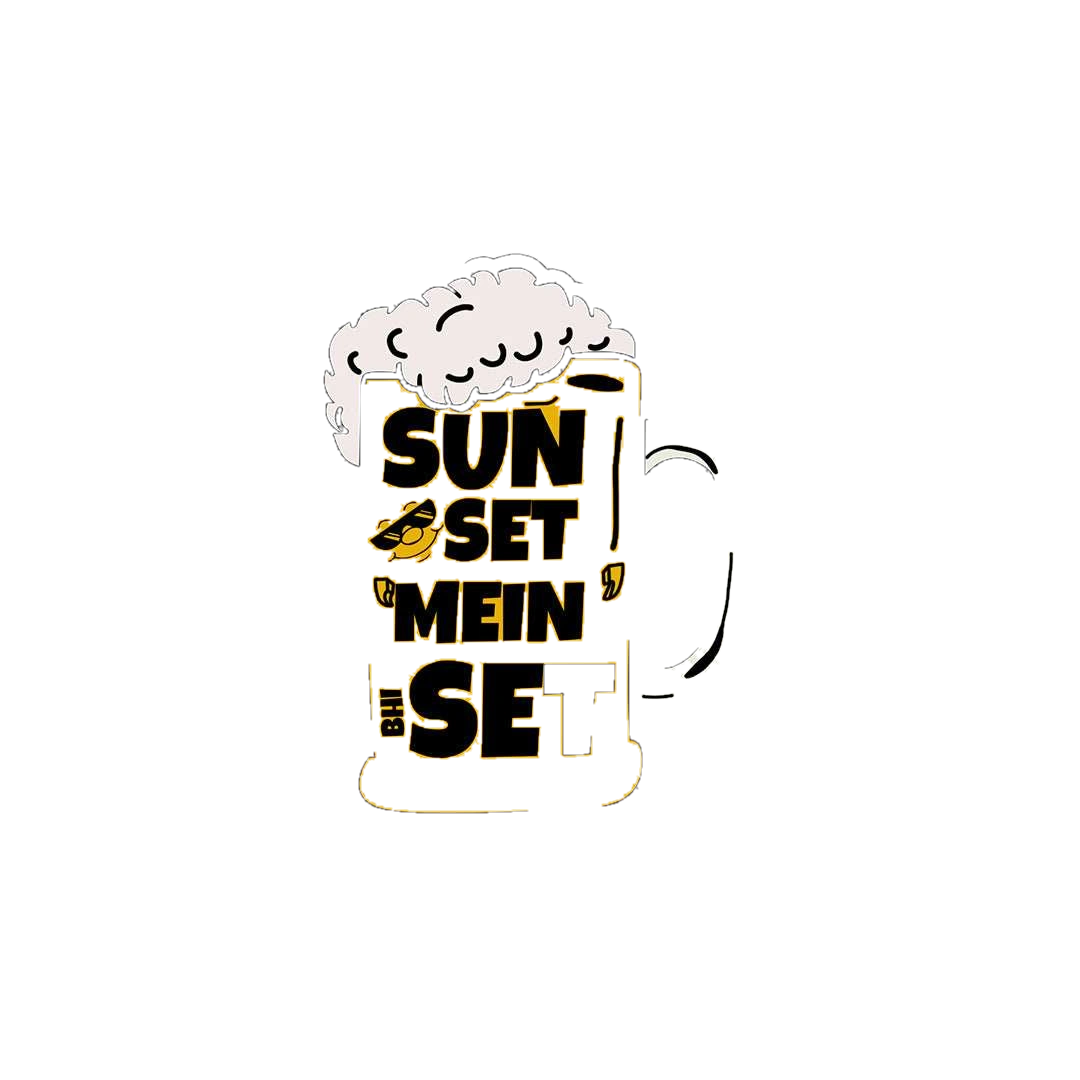 Sunset Mein Bhi Set Sticker